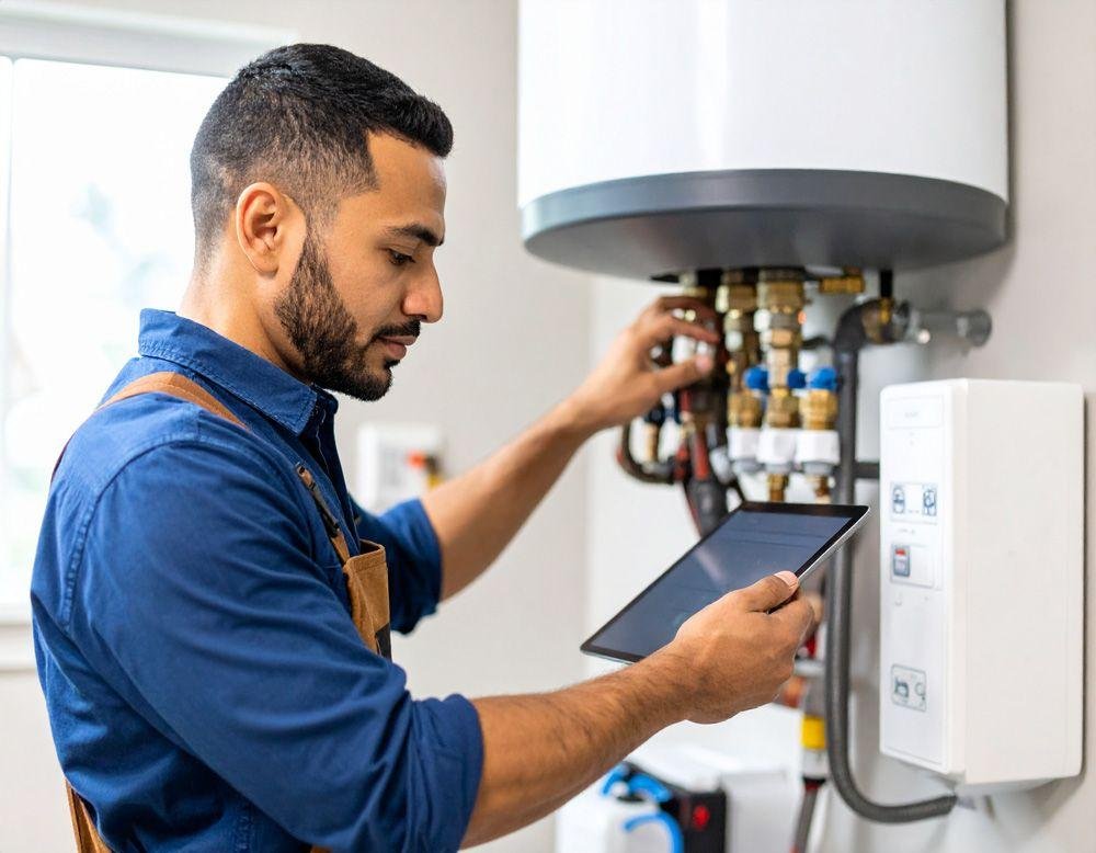 Home heating appliance service